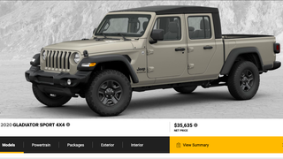 The 2020 Jeep Gladiator's 'Build & Price' Configurator Is Live—Here's the Truck I Would Buy
